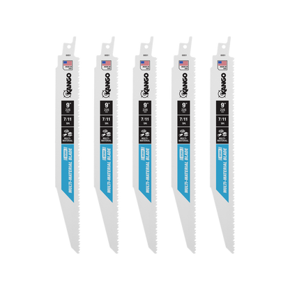Kango Demolition Reciprocating Saw Blades - 9" - Multi-Material - 5 Pack
