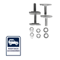 Grunt T-Slot Drop and Turn Bolt and Nut Set Universal - 4 Pack
