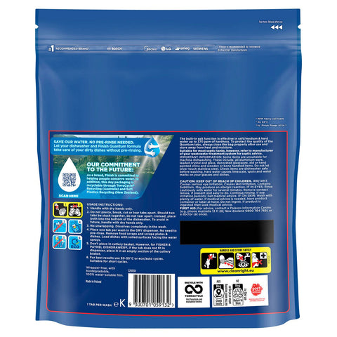Finish Quantum Lemon Dishwashing Tablets - 50 Pack - Fast-Dissolving - 0.6kg - SuperSaverAU - view 2