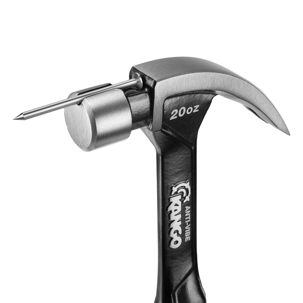 Kango 20oz Anti Vibe Steel Claw Hammer - Heat-Treated Steel - Magnetic Nail Starter - SuperSaverAU - view 5