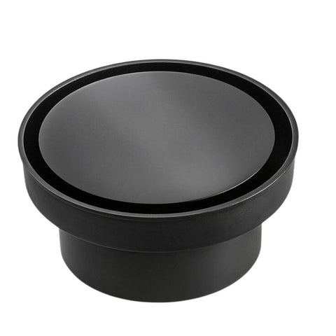 Rogerseller Round Floor Waste 115mm - Matte Black Finish - 3806001111