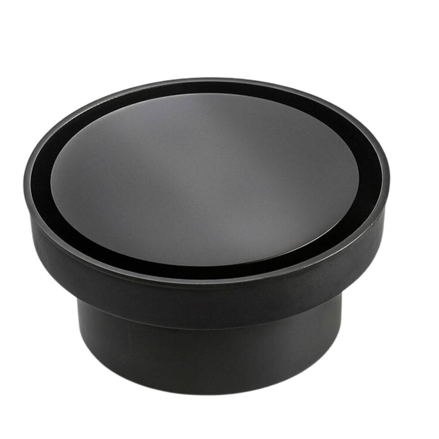 Rogerseller Round Floor Waste 115mm - Matte Black Finish - 3806001111