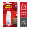 Command Large White Adhesive Wire Hook, 1 Pack
