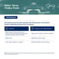 Dulux Chalky 340g Surf Green Spray Paint, Matte Chalk Finish for Furniture & Decor