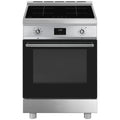 Smeg 60cm Stainless Steel Freestanding Induction Oven 79L - Pyrolytic Cleaning, Booster - C6IPXT2