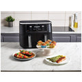 Ninja Foodi Max Dual Zone Air Fryer 9.5L - Black - Smart Finish, Match Cook, Six Functions - AF400