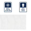 Grunt 15L Multi-Purpose White Flat Top Rubbish Bags 100 Pack