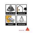Sika Filler-105 Coarse Surface Filler 250ml Light Grey Ready to Use Paintable Sandable
