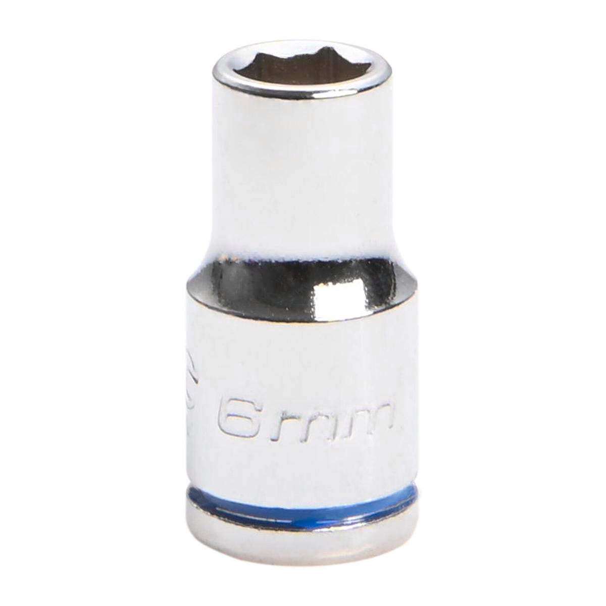 Kincrome 6mm Socket - Chrome Vanadium Steel - Mirror Polish Finish - SuperSaverAU - view 1