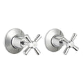 Mondella Chrome Cadenza Wall Top Assembly 1/2 Turn 245mm - Chrome - SuperSaverAU - view 1