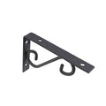 Carinya Black Scroll Stayed Bracket 150x100mm Steel 100kg Capacity - SuperSaverAU - view 1