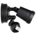 Brilliant Raptor III Black Single LED Sensor Light 10W Motion Sensor Outdoor 22599/06