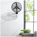Dimplex 50cm High Velocity Wall Fan - Matte Black, 3 Speeds, Timer, Remote Control - DCWF50MBK