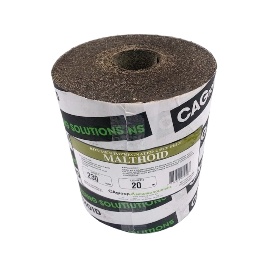 Consolidated Alloys Malthoid - 230mm x 20m - Bitumen - Waterproofing - SuperSaverAU - view 1