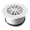 Holman 100mm DWV PVC Octagon Floor Grate - Grey, Underground Rated