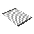 Turner Hastings Roller Mat Drainer - Stainless Steel with Black Rubber Ends, Dishwasher Safe - RM4332-SS