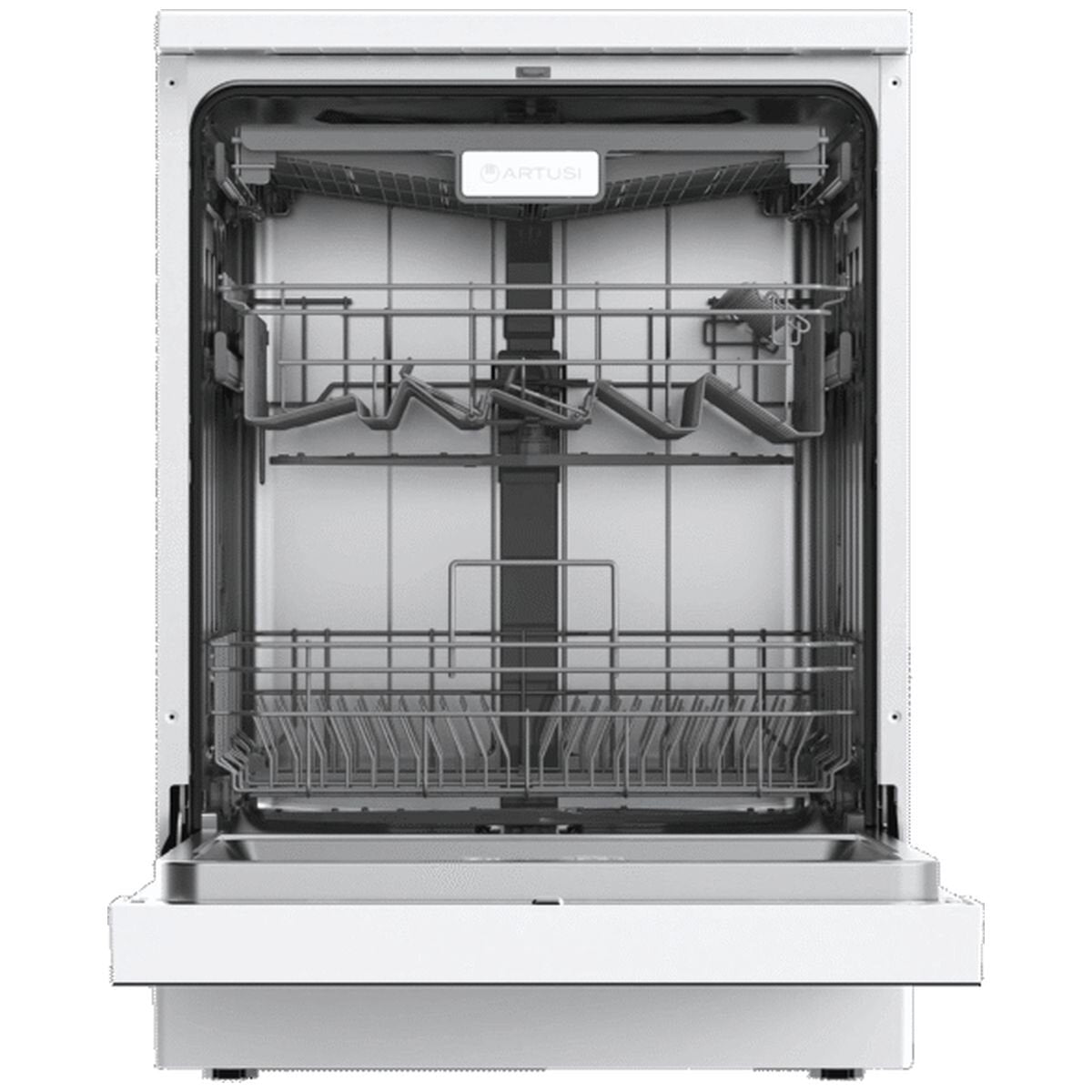 Artusi 60cm Freestanding Dishwasher 15 Place Settings - White, 8 Programs, Touch Controls - ADW5009W