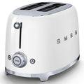 Smeg Kettle and 2 Slice Toaster Pack - White, 1.7L Kettle, 6 Browning Levels - KLF03WHAUTSF01WHAU