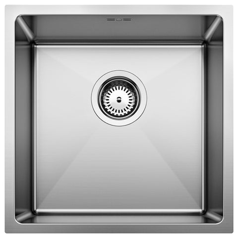 Blanco single bowl undermount sink - 18/10 stainless steel, 32L bowl capacity - QUATR15400IUK5