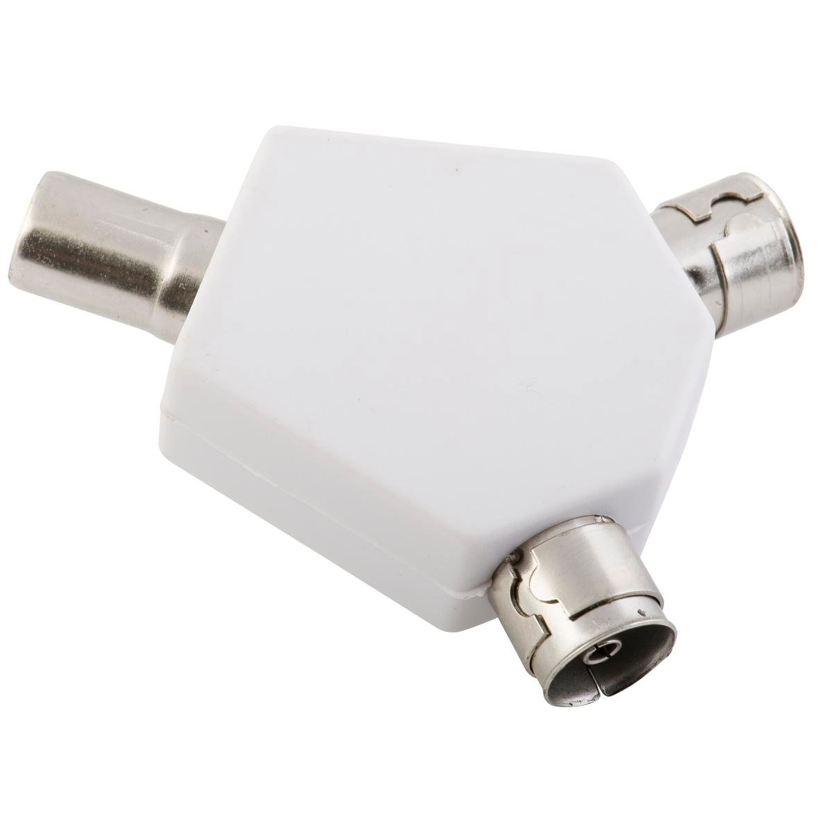 Antsig 2 Way Pal TV Splitter - 70mm - ABS - Indoor Use - SuperSaverAU - view 1