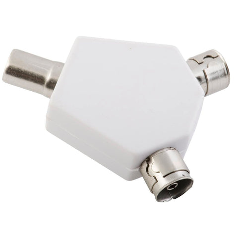 Antsig 2 Way Pal TV Splitter - 70mm - ABS - Indoor Use - SuperSaverAU - view 1