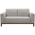 Ostro Furniture Freya 2 seater sofa - textured fabric with deep foam cushions and spring support - 26005000