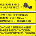 Ratsak Double Strength Bait Station 1kg - Indoor Rat & Mouse Pellets