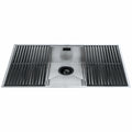 Barazza Flexi stainless steel single bowl sink - top, under or flush mount, 2 sink grids - 1QA841INK