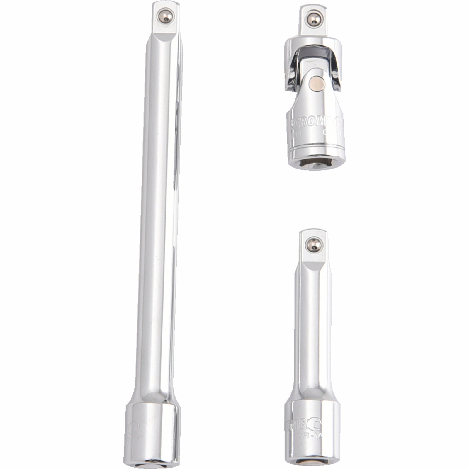 Kincrome 3 Piece 3/8" Drive Extension Bar Set Cr-V Steel Rust Resistant