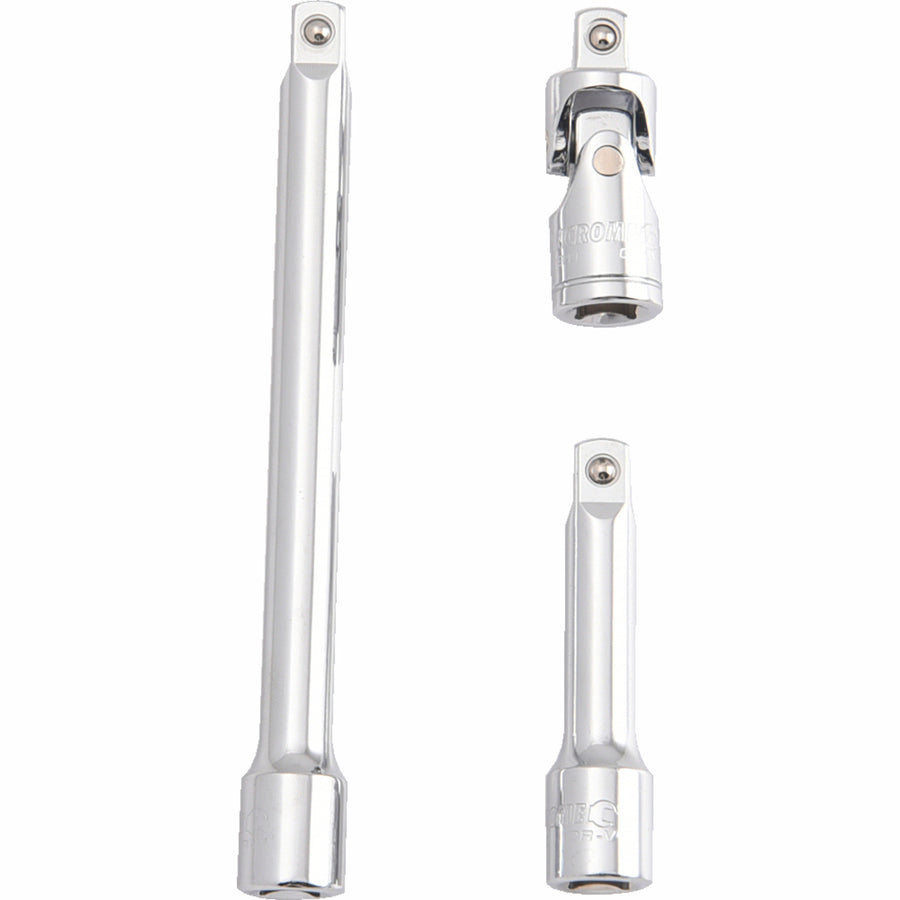 Kincrome 3 Piece 3/8" Drive Extension Bar Set Cr-V Steel Rust Resistant
