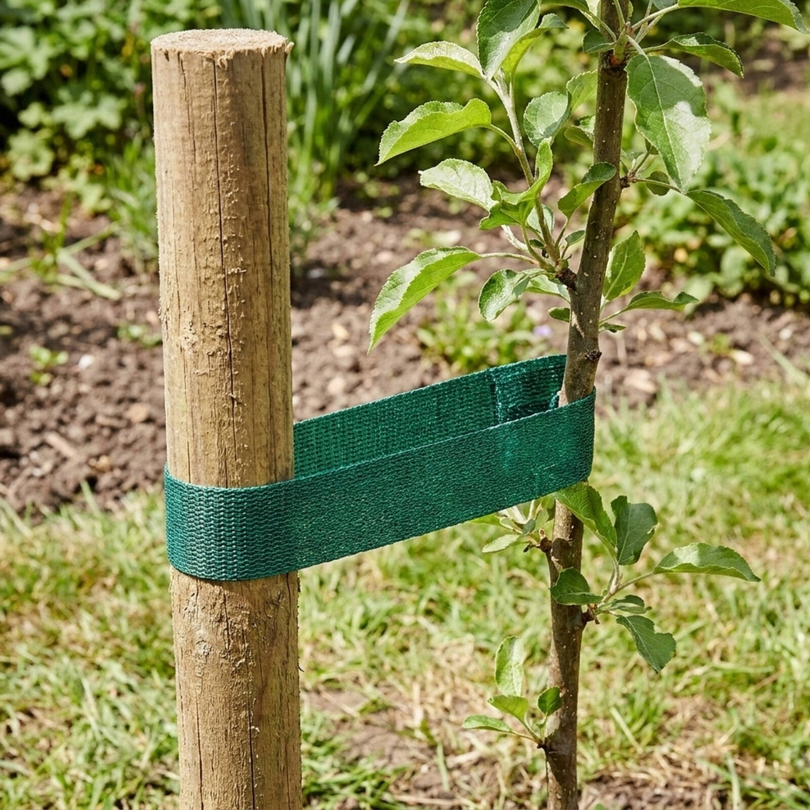 Jack 60m Green Poly-Woven Garden Shrub Tie