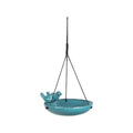 Northcote Pottery 31 x 12cm Teal Seville Bird Feeder Resin