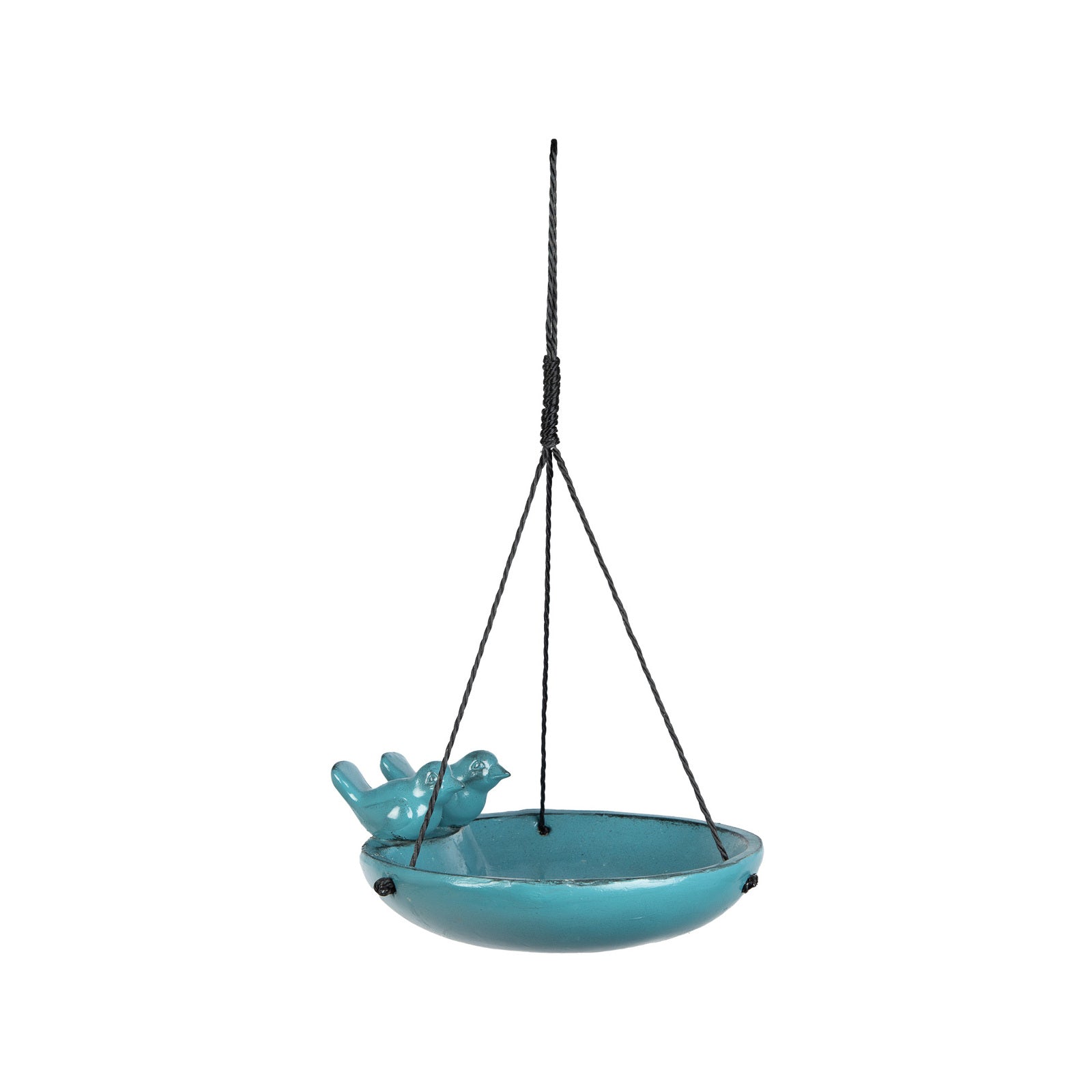 Northcote Pottery 31 x 12cm Teal Seville Bird Feeder Resin