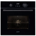ILVE 60cm Electric Built-In Oven - Black Glass, 9 Functions, Triple Glazed Door, 15A Plug - ILO60DCBV