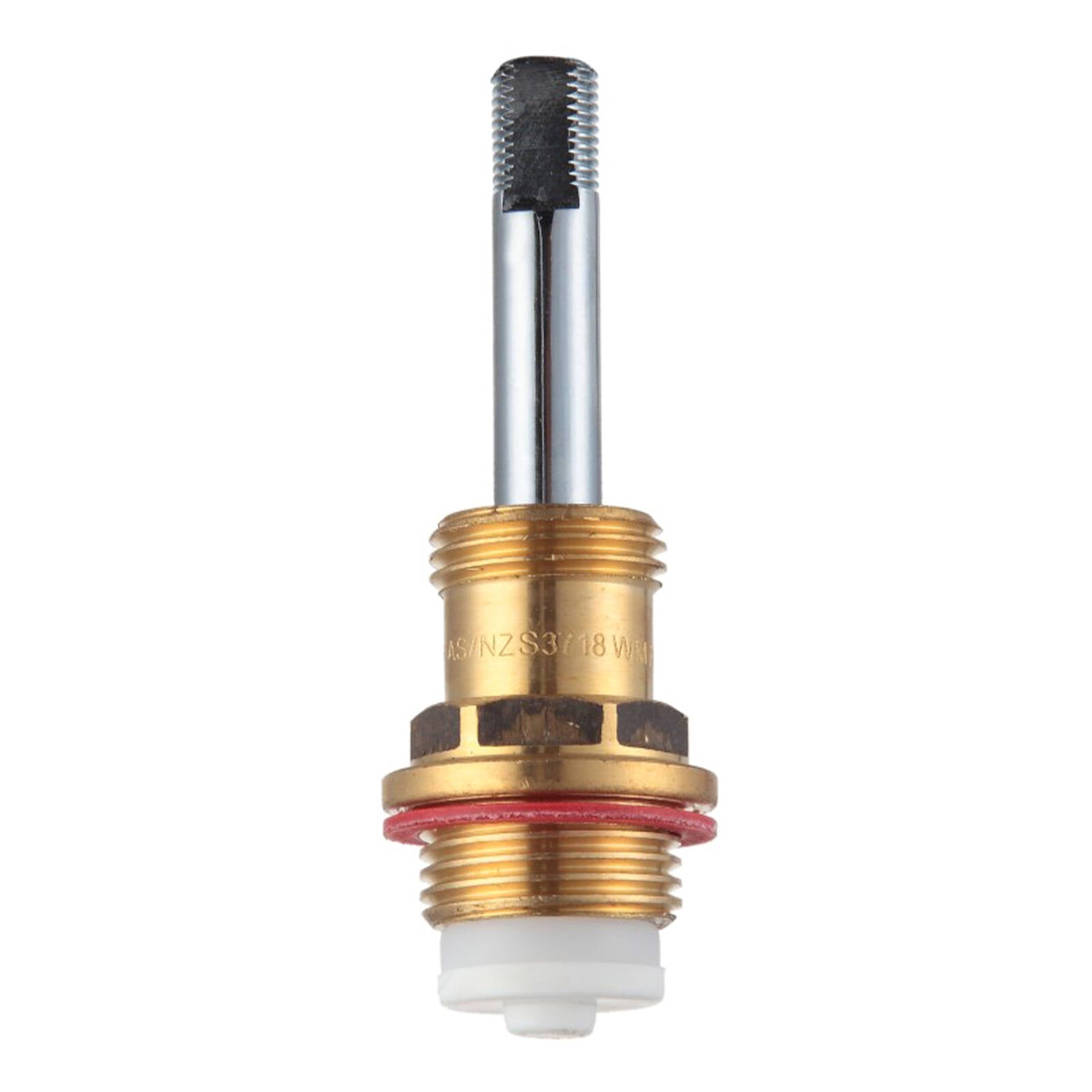 Shaw & Mason Chrome Shallow Seat Basin Spindle in Lead Free Brass