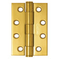 Austyle Fixed Pin Hinge 100mm x 75mm x 2.5mm Polished Brass 1 Pack - SuperSaverAU - view 2