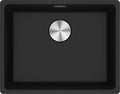 Franke Maris 520mm topmount granite sink - Onyx, hidden overflow - MRG610-52ONB