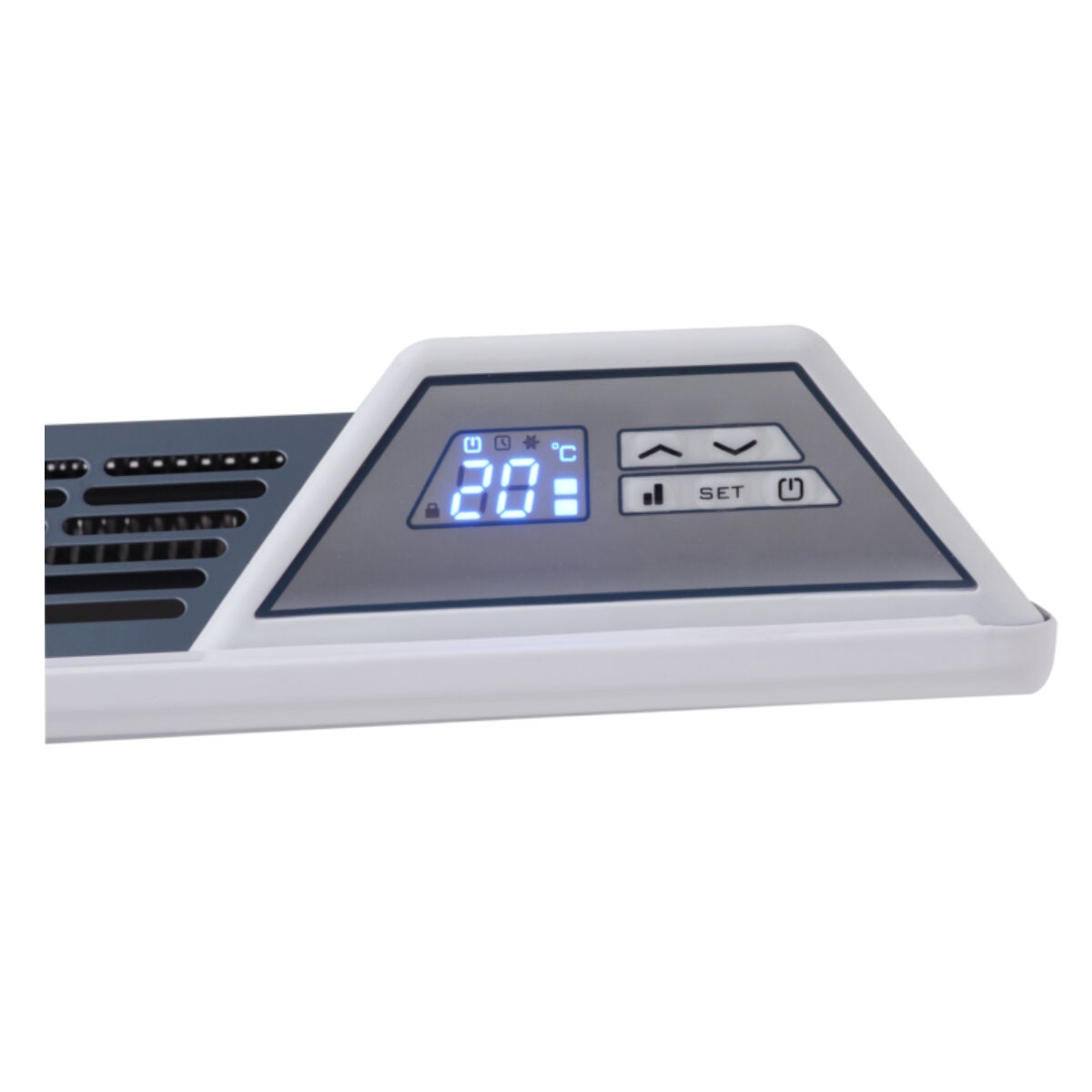 Ausclimate EcoSmart Compact 1000W Panel Heater - Wi-Fi App Control, Inverter Technology, White - ACPH710