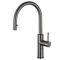 Titan Essentials 285mm Single Bowl Sink and Pull Out Gooseneck Mixer Tap Package - Gunmetal - TSGMPK282