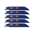 Irwin Bi-Metal Reciprocating Saw Blade 6" 14tpi 5 Pack - Black - SuperSaverAU - view 2