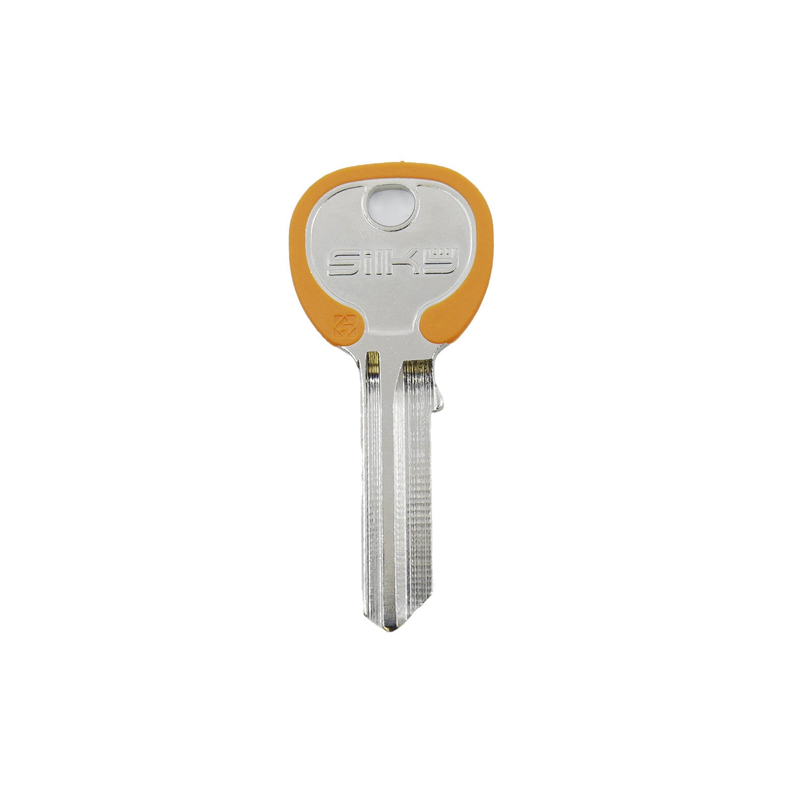 EHI LW4 Orange Specialty Silky Key, Nickel Plated Brass & Rubber, for Cutting