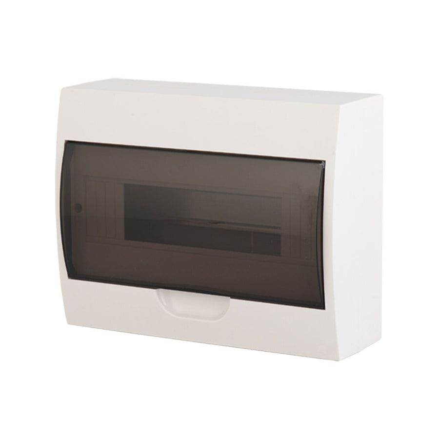 DETA 12 Module Surface Mounted Switchboard White ABS