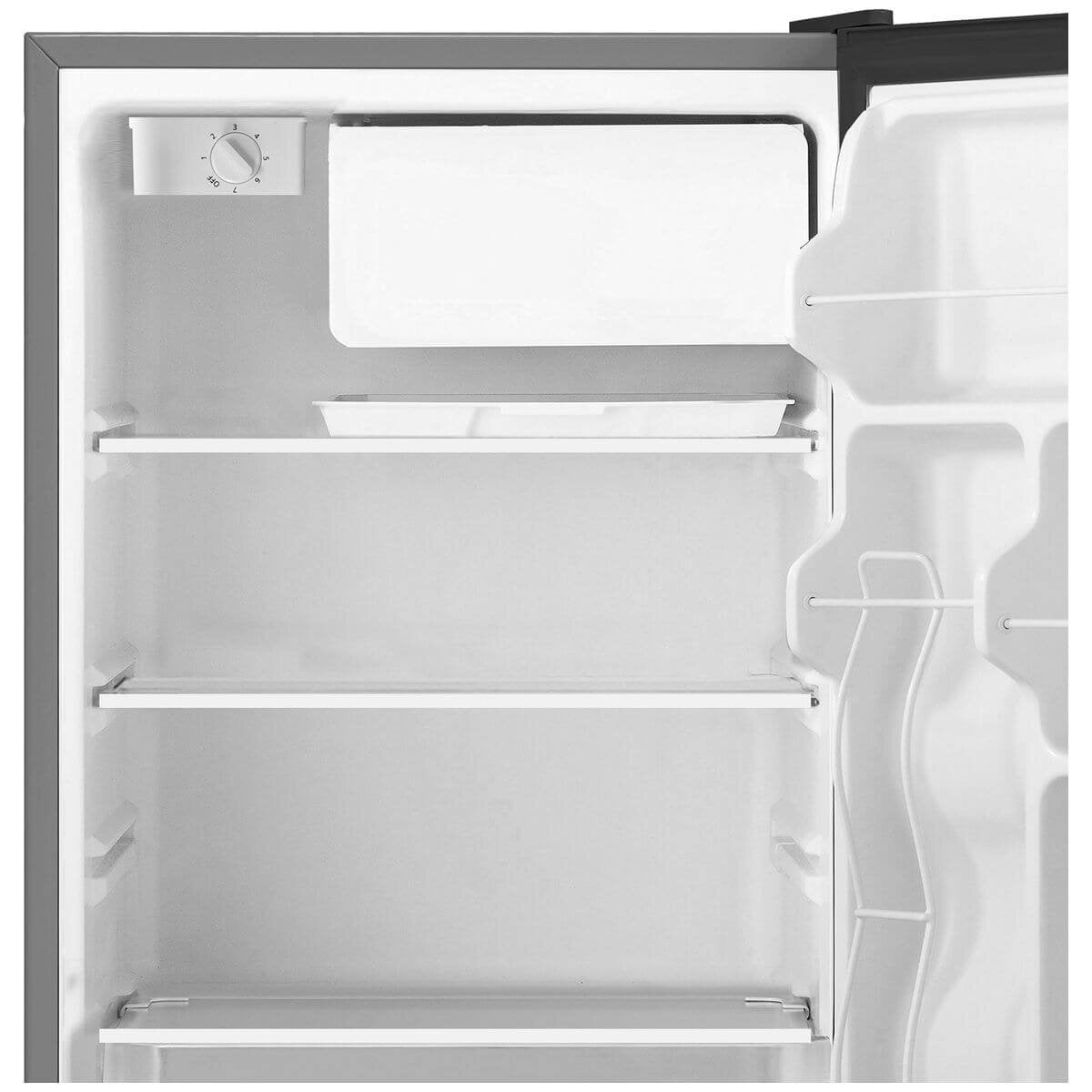 Mykin 124L Bar Fridge - Stainless Steel, 4.5 Star Energy Rating, Chiller, Crisper - MBF124S