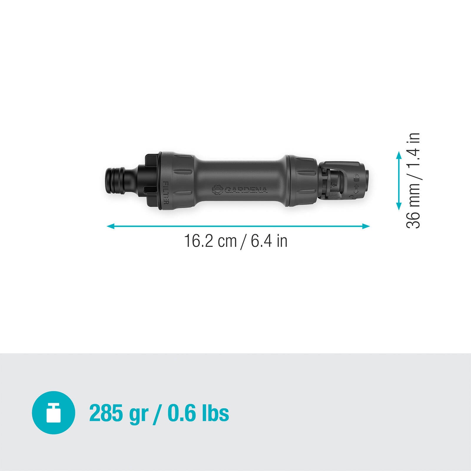 GARDENA Micro Irrigation Master Unit 1000 - 4.6mm Supply Pipe