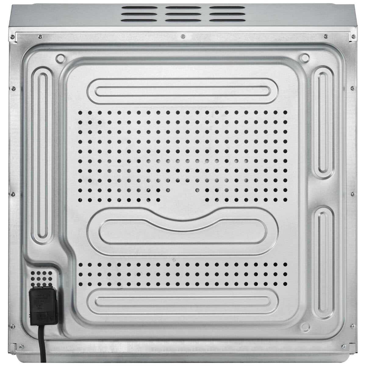 Emilia 60cm Built-In Fan Forced Oven - 67L, 5 Functions, 10A Plug and Play, Black Glass - EMF65EN