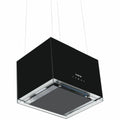 Linarie 50cm Island Rangehood - 700m³/h, 3 Fan Speeds - Black Glass Finish, Touch Controls - RAHID50BG