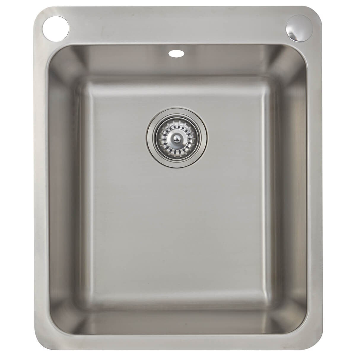 Abey 45L Stainless Steel Topmount Laundry Tub with Dual Bypass and Overflow - LK45C