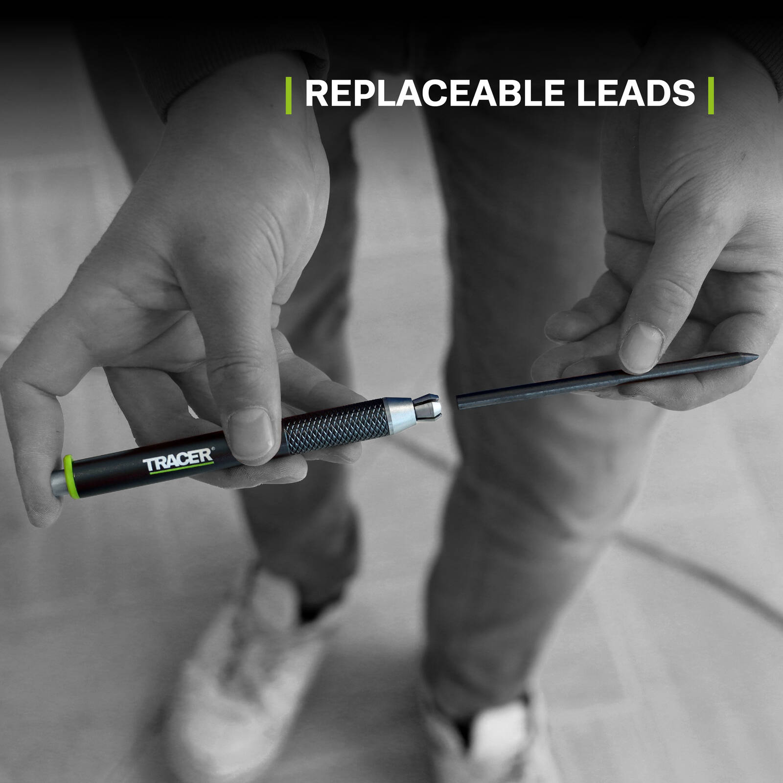 TRACER PRO 5.2mm Aluminium Tough Construction Pencil with Holster