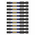 Irwin Impact Pro Performance Hex Bit - 57mm - 10 Pack - Magnetised Tips - SuperSaverAU - view 2