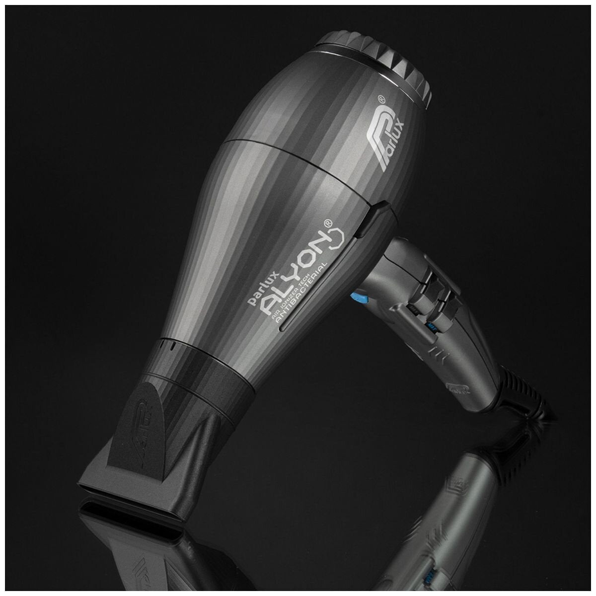 Parlux Alyon Air Ionizer Hair Dryer 2250W - Matt Graphite - Ionic Styling Technology - 150126
